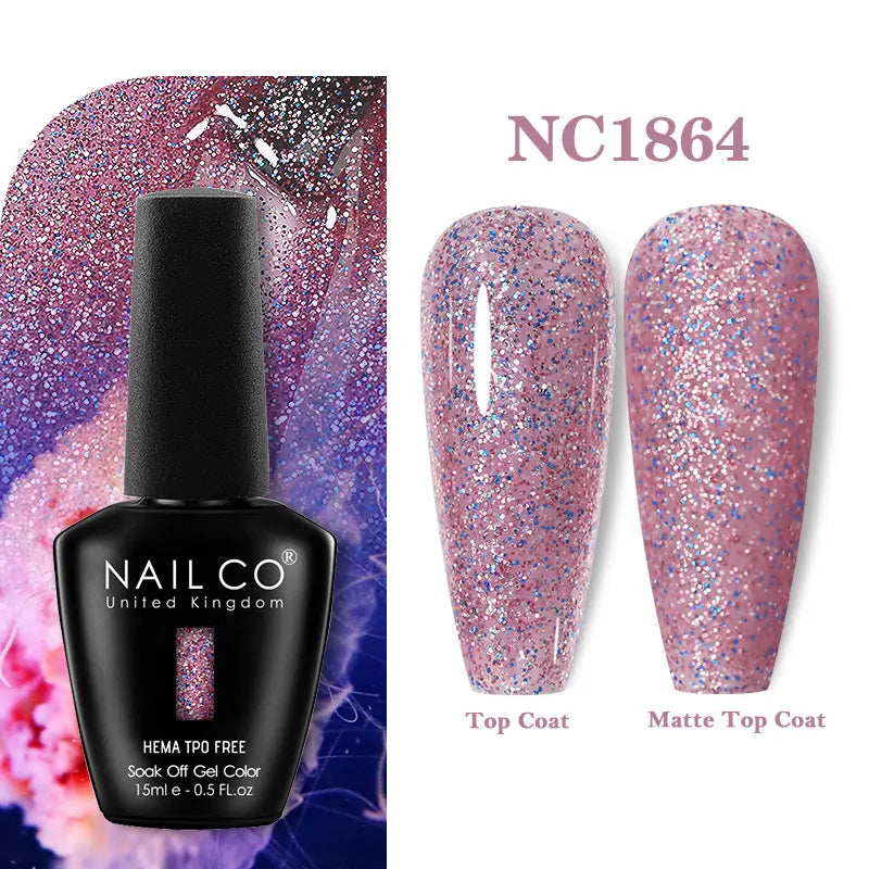 NAILCO 131Colors TPO FREE HEMA Vernis Semi Permanent UV Varnish Gel Nail Polish Nails Art Gel Manicure TOP BASE Varnish Hybrid