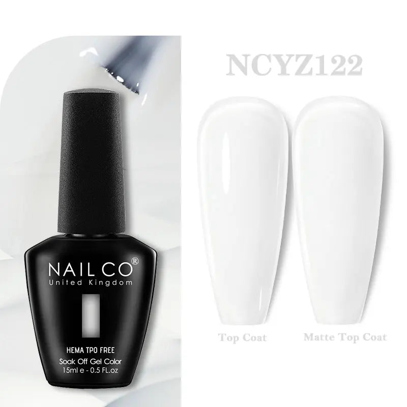 NAILCO 131Colors TPO FREE HEMA Vernis Semi Permanent UV Varnish Gel Nail Polish Nails Art Gel Manicure TOP BASE Varnish Hybrid