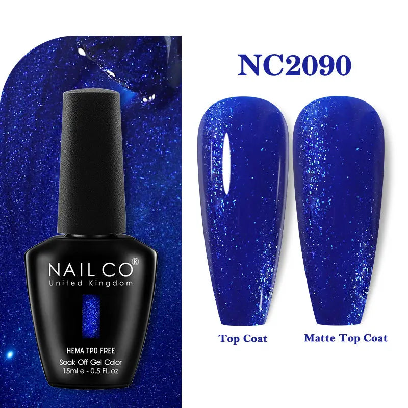 NAILCO 131Colors TPO FREE HEMA Vernis Semi Permanent UV Varnish Gel Nail Polish Nails Art Gel Manicure TOP BASE Varnish Hybrid