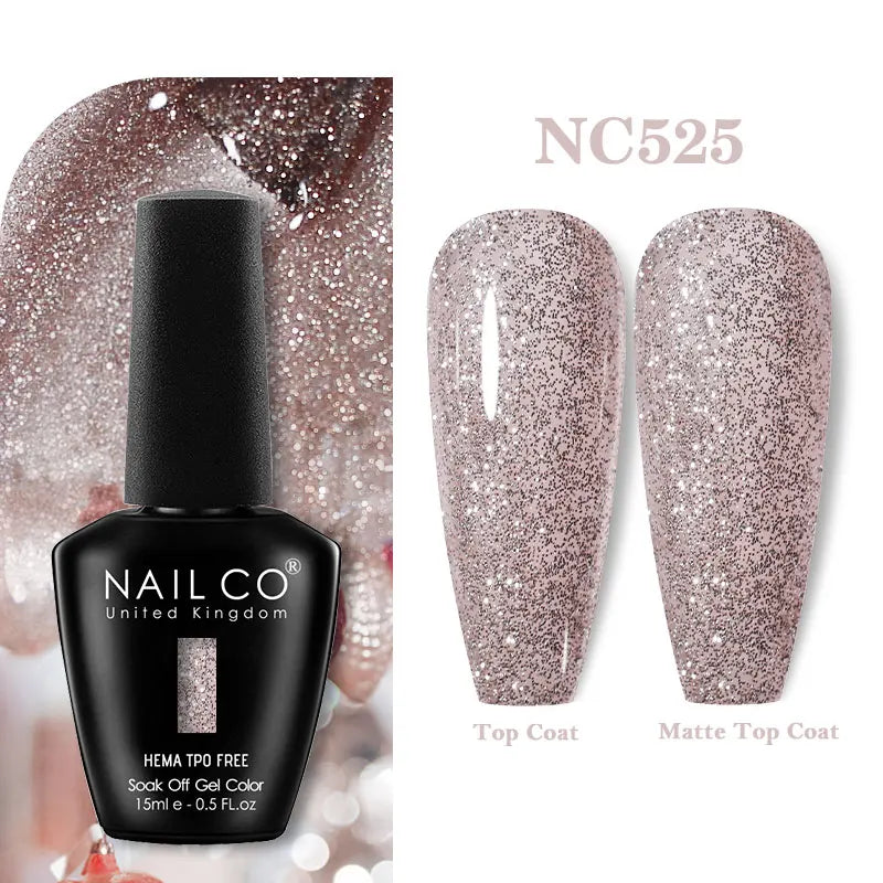 NAILCO 131Colors TPO FREE HEMA Vernis Semi Permanent UV Varnish Gel Nail Polish Nails Art Gel Manicure TOP BASE Varnish Hybrid
