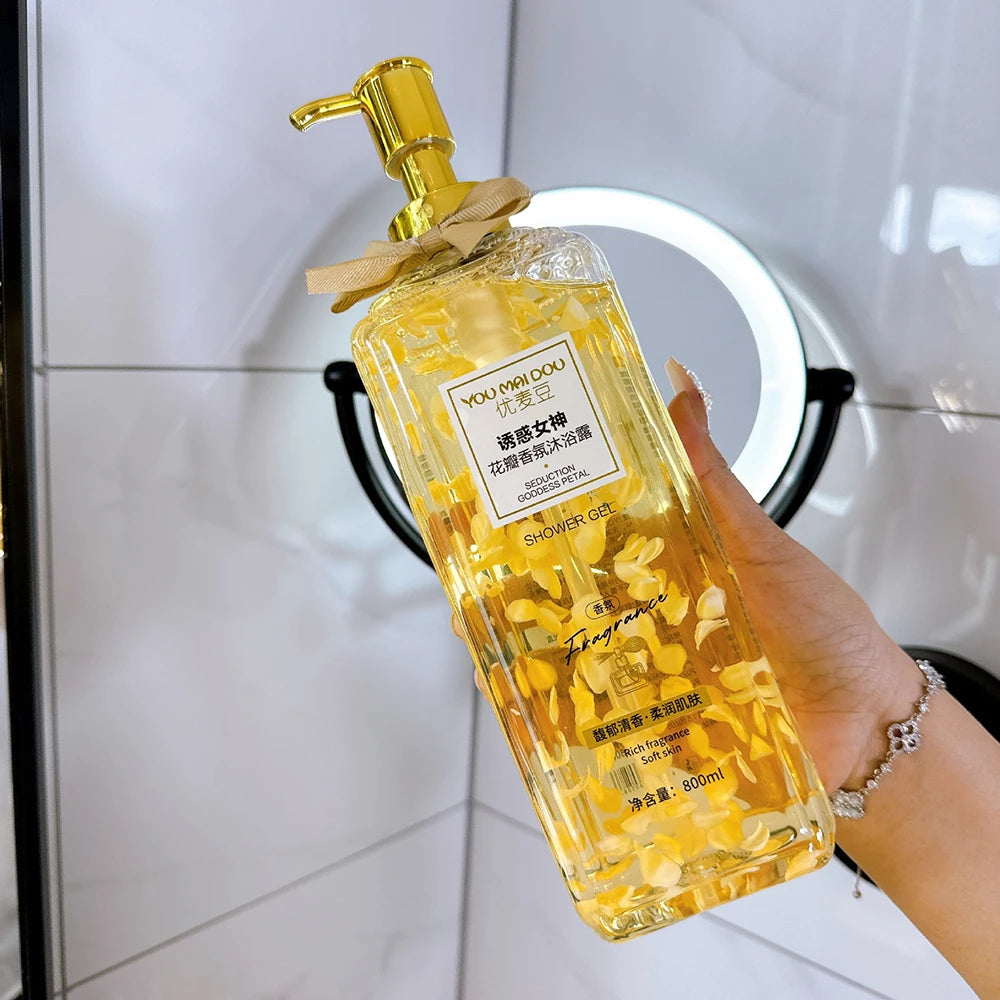 White Camellia Luxury Pet Fragrance Shower Gel Moisturizing Tender Smooth Body Wash Body Care Oil Control Refreshing Skincare