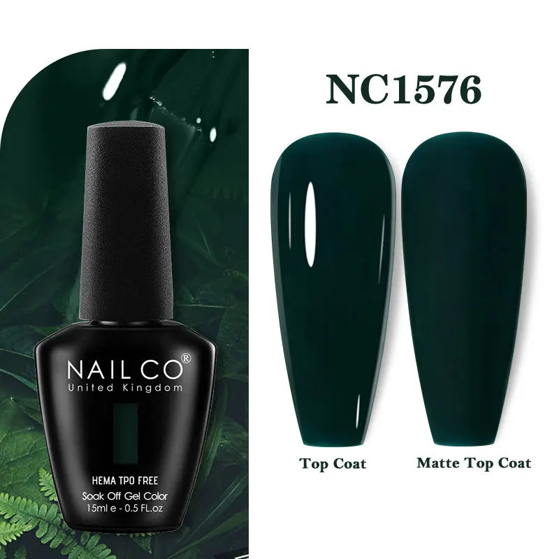 NAILCO 131Colors TPO FREE HEMA Vernis Semi Permanent UV Varnish Gel Nail Polish Nails Art Gel Manicure TOP BASE Varnish Hybrid