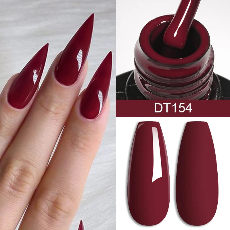 Gel Nail Polish Long-Lasting French Style Gel Nail Supplies For Manicure DIY Design Nail Art Varnish