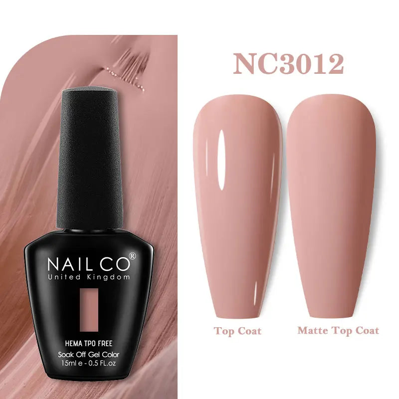 NAILCO 131Colors TPO FREE HEMA Vernis Semi Permanent UV Varnish Gel Nail Polish Nails Art Gel Manicure TOP BASE Varnish Hybrid