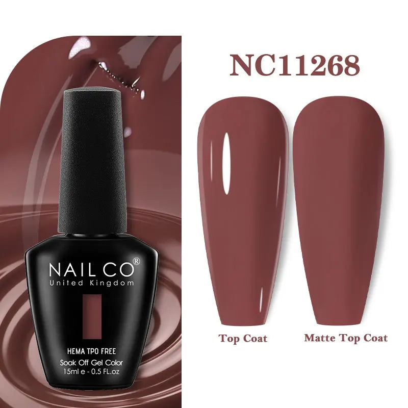NAILCO 131Colors TPO FREE HEMA Vernis Semi Permanent UV Varnish Gel Nail Polish Nails Art Gel Manicure TOP BASE Varnish Hybrid