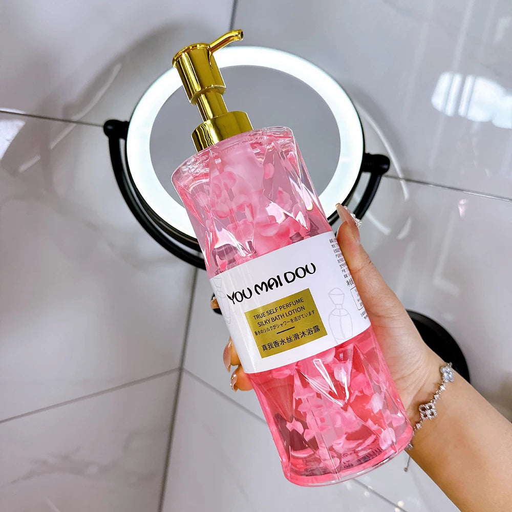 White Camellia Luxury Pet Fragrance Shower Gel Moisturizing Tender Smooth Body Wash Body Care Oil Control Refreshing Skincare
