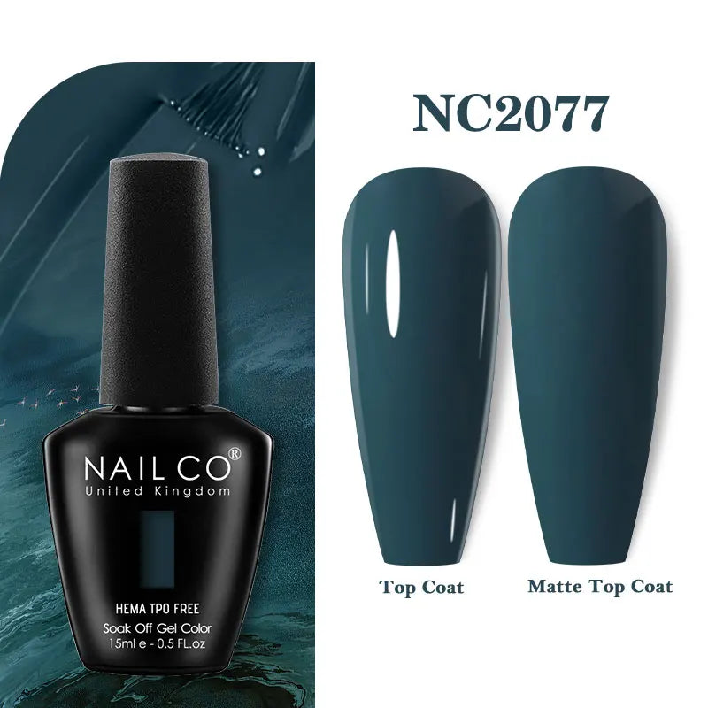 NAILCO 131Colors TPO FREE HEMA Vernis Semi Permanent UV Varnish Gel Nail Polish Nails Art Gel Manicure TOP BASE Varnish Hybrid