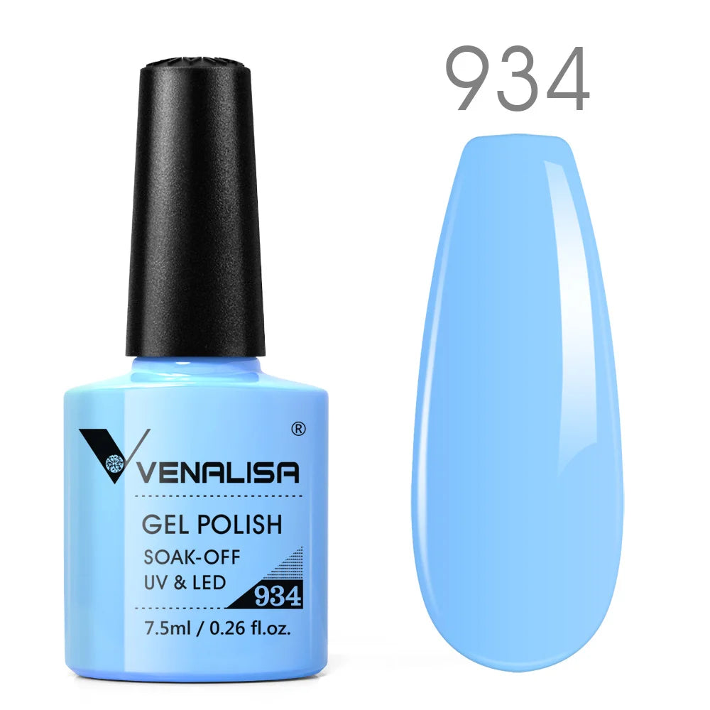 Venalisa Neon Nail Gel Polish Super Gorgeous Summer Color Nail Manicure 7.5ml Semi Permanent Soak off UV LED Nail Gel Varnish