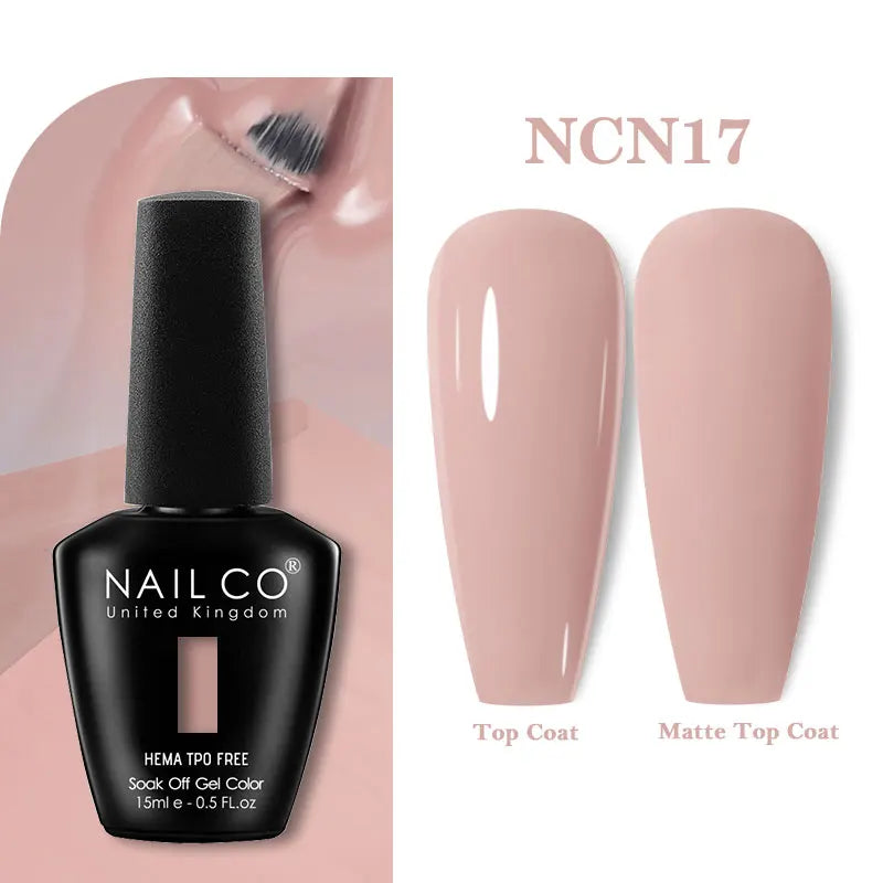 NAILCO 131Colors TPO FREE HEMA Vernis Semi Permanent UV Varnish Gel Nail Polish Nails Art Gel Manicure TOP BASE Varnish Hybrid