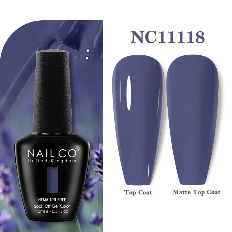 NAILCO 131Colors TPO FREE HEMA Vernis Semi Permanent UV Varnish Gel Nail Polish Nails Art Gel Manicure TOP BASE Varnish Hybrid