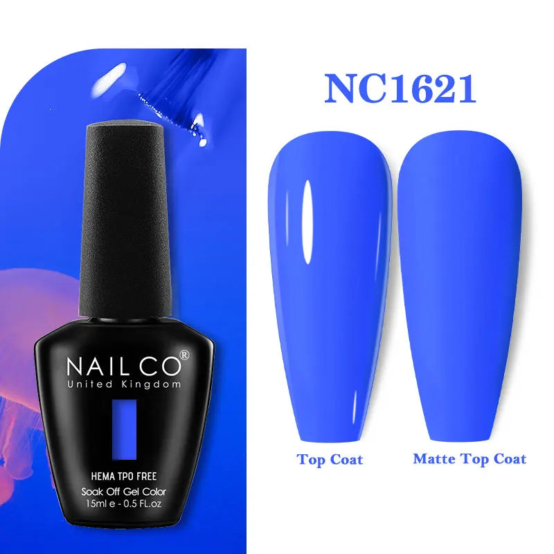 NAILCO 131Colors TPO FREE HEMA Vernis Semi Permanent UV Varnish Gel Nail Polish Nails Art Gel Manicure TOP BASE Varnish Hybrid