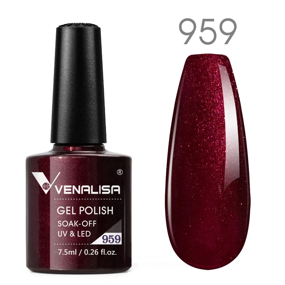 Venalisa Neon Nail Gel Polish Super Gorgeous Summer Color Nail Manicure 7.5ml Semi Permanent Soak off UV LED Nail Gel Varnish