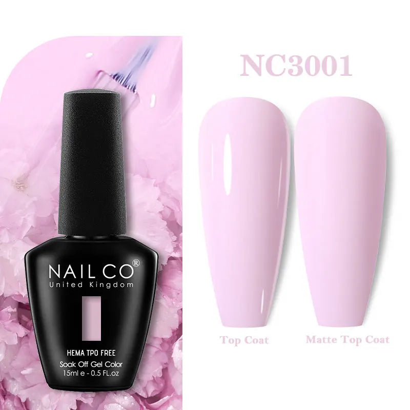 NAILCO 131Colors TPO FREE HEMA Vernis Semi Permanent UV Varnish Gel Nail Polish Nails Art Gel Manicure TOP BASE Varnish Hybrid