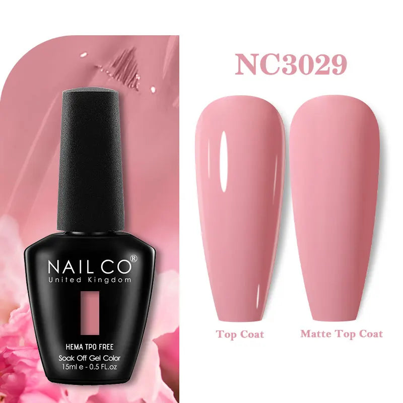 NAILCO 131Colors TPO FREE HEMA Vernis Semi Permanent UV Varnish Gel Nail Polish Nails Art Gel Manicure TOP BASE Varnish Hybrid