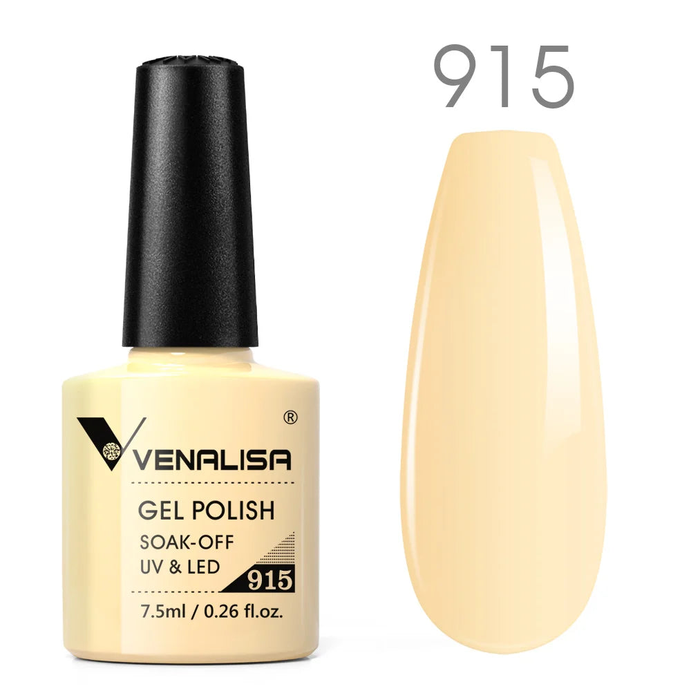 Venalisa Neon Nail Gel Polish Super Gorgeous Summer Color Nail Manicure 7.5ml Semi Permanent Soak off UV LED Nail Gel Varnish