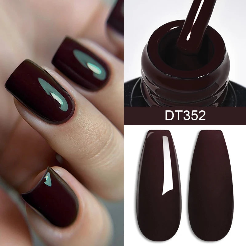 Gel Nail Polish Long-Lasting French Style Gel Nail Supplies For Manicure DIY Design Nail Art Varnish