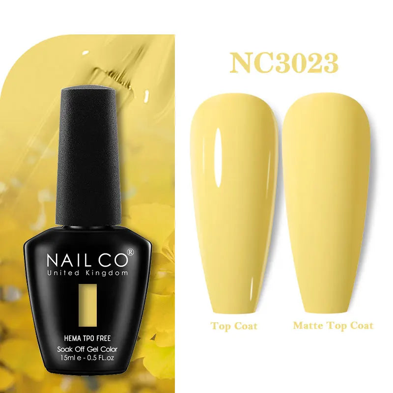 NAILCO 131Colors TPO FREE HEMA Vernis Semi Permanent UV Varnish Gel Nail Polish Nails Art Gel Manicure TOP BASE Varnish Hybrid