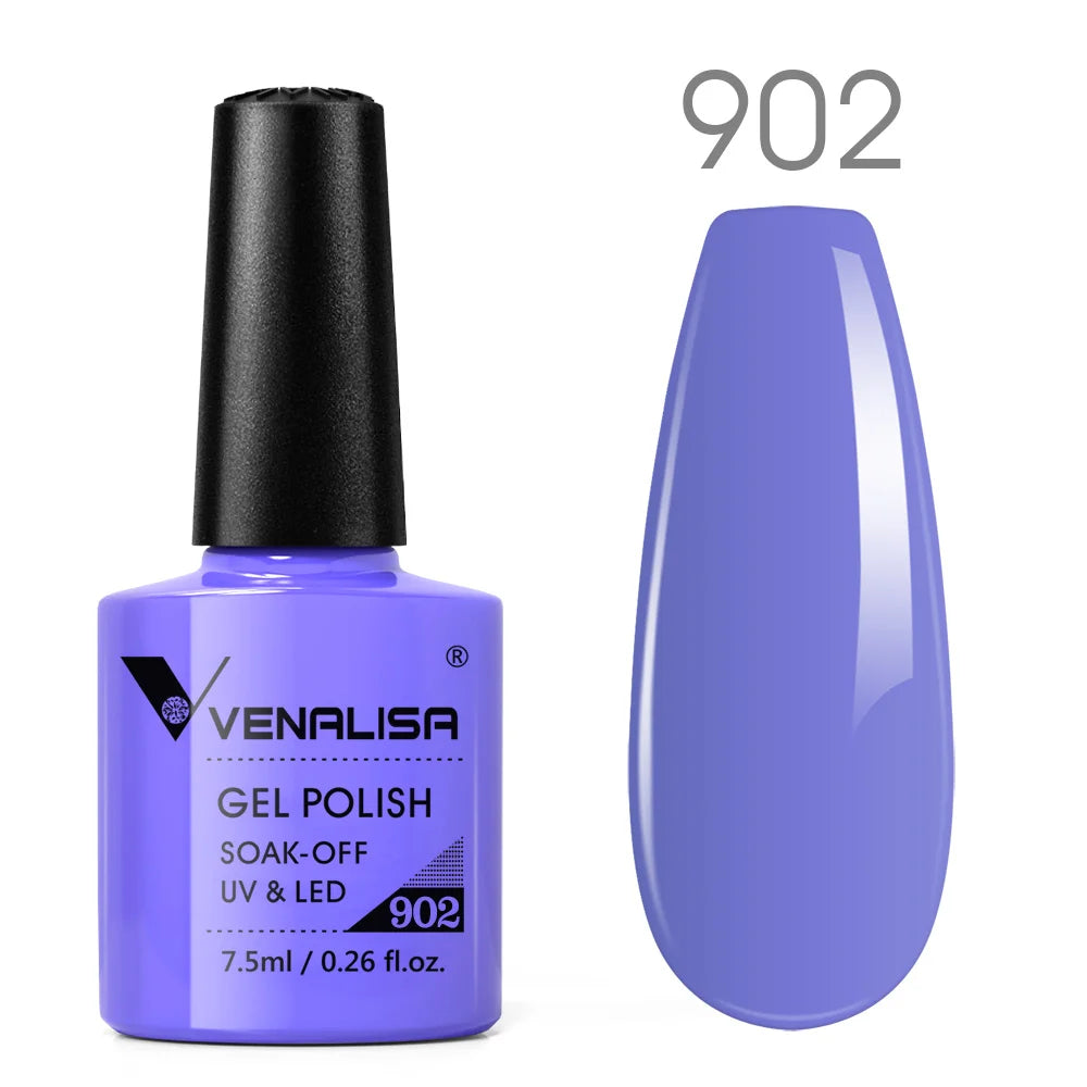 Venalisa Neon Nail Gel Polish Super Gorgeous Summer Color Nail Manicure 7.5ml Semi Permanent Soak off UV LED Nail Gel Varnish