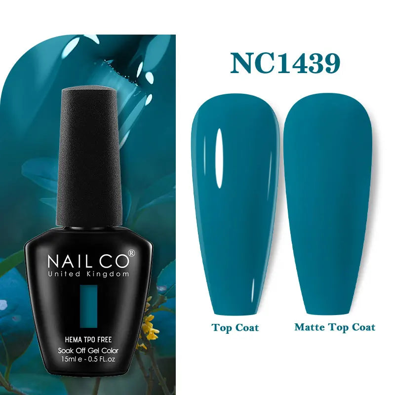NAILCO 131Colors TPO FREE HEMA Vernis Semi Permanent UV Varnish Gel Nail Polish Nails Art Gel Manicure TOP BASE Varnish Hybrid