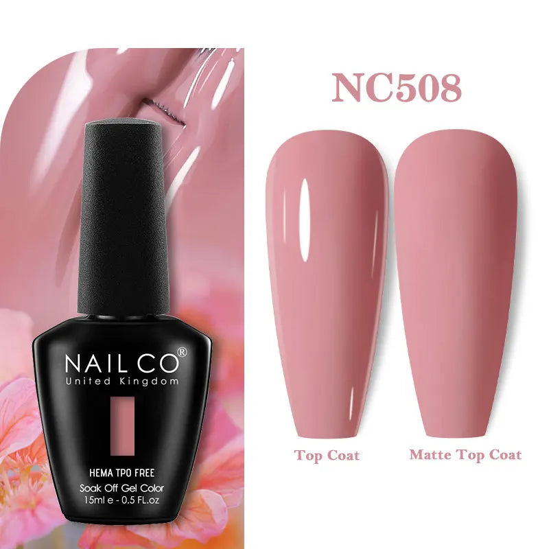 NAILCO 131Colors TPO FREE HEMA Vernis Semi Permanent UV Varnish Gel Nail Polish Nails Art Gel Manicure TOP BASE Varnish Hybrid
