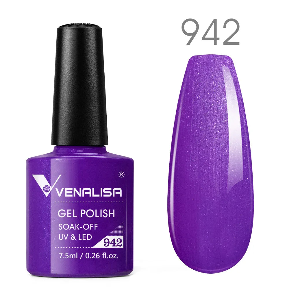 Venalisa Neon Nail Gel Polish Super Gorgeous Summer Color Nail Manicure 7.5ml Semi Permanent Soak off UV LED Nail Gel Varnish