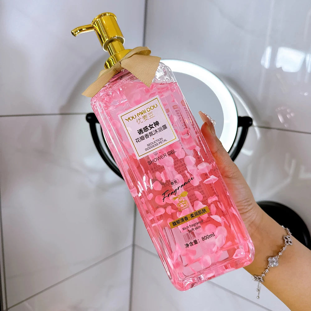 White Camellia Luxury Pet Fragrance Shower Gel Moisturizing Tender Smooth Body Wash Body Care Oil Control Refreshing Skincare
