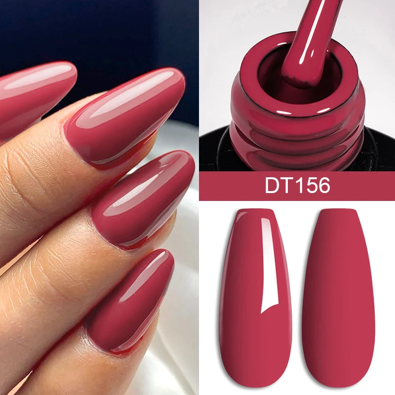 Gel Nail Polish Long-Lasting French Style Gel Nail Supplies For Manicure DIY Design Nail Art Varnish
