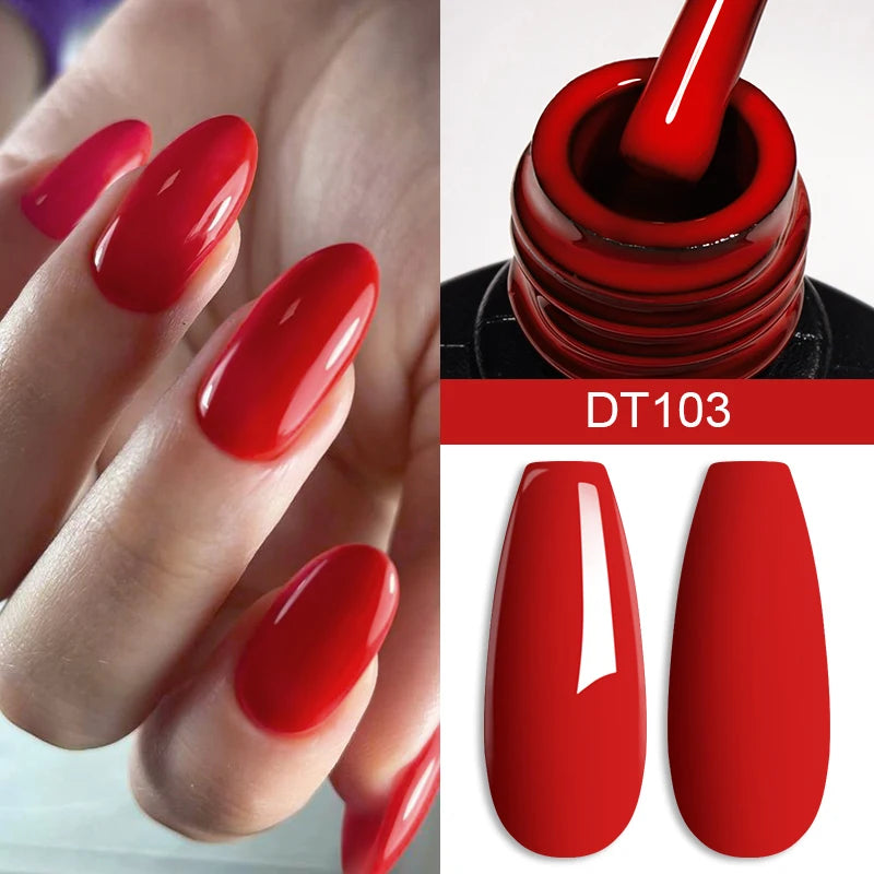 Gel Nail Polish Long-Lasting French Style Gel Nail Supplies For Manicure DIY Design Nail Art Varnish