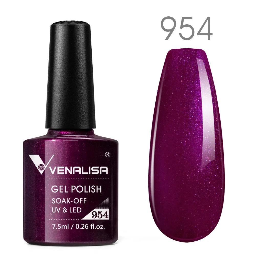 Venalisa Neon Nail Gel Polish Super Gorgeous Summer Color Nail Manicure 7.5ml Semi Permanent Soak off UV LED Nail Gel Varnish