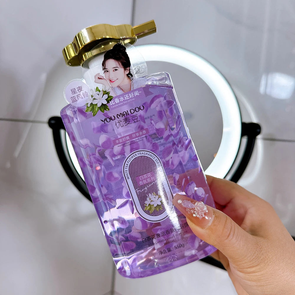 White Camellia Luxury Pet Fragrance Shower Gel Moisturizing Tender Smooth Body Wash Body Care Oil Control Refreshing Skincare