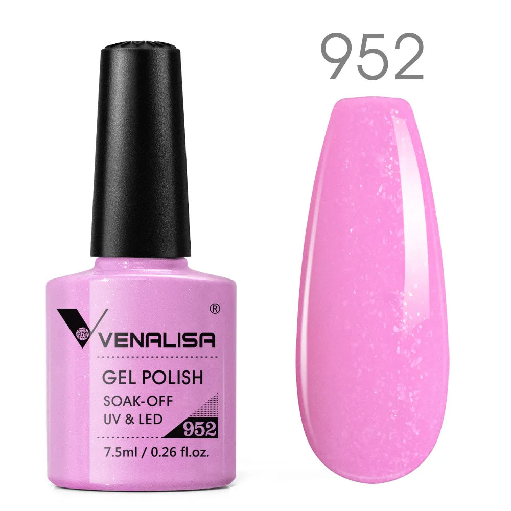 Venalisa Neon Nail Gel Polish Super Gorgeous Summer Color Nail Manicure 7.5ml Semi Permanent Soak off UV LED Nail Gel Varnish