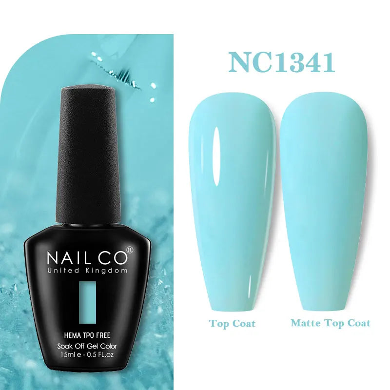 NAILCO 131Colors TPO FREE HEMA Vernis Semi Permanent UV Varnish Gel Nail Polish Nails Art Gel Manicure TOP BASE Varnish Hybrid