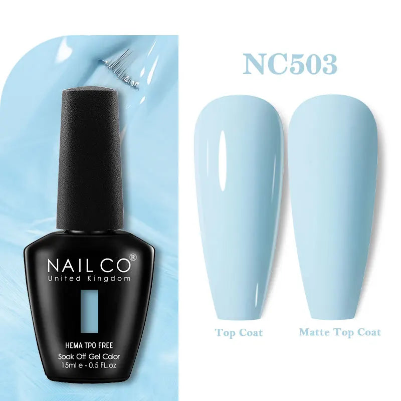 NAILCO 131Colors TPO FREE HEMA Vernis Semi Permanent UV Varnish Gel Nail Polish Nails Art Gel Manicure TOP BASE Varnish Hybrid