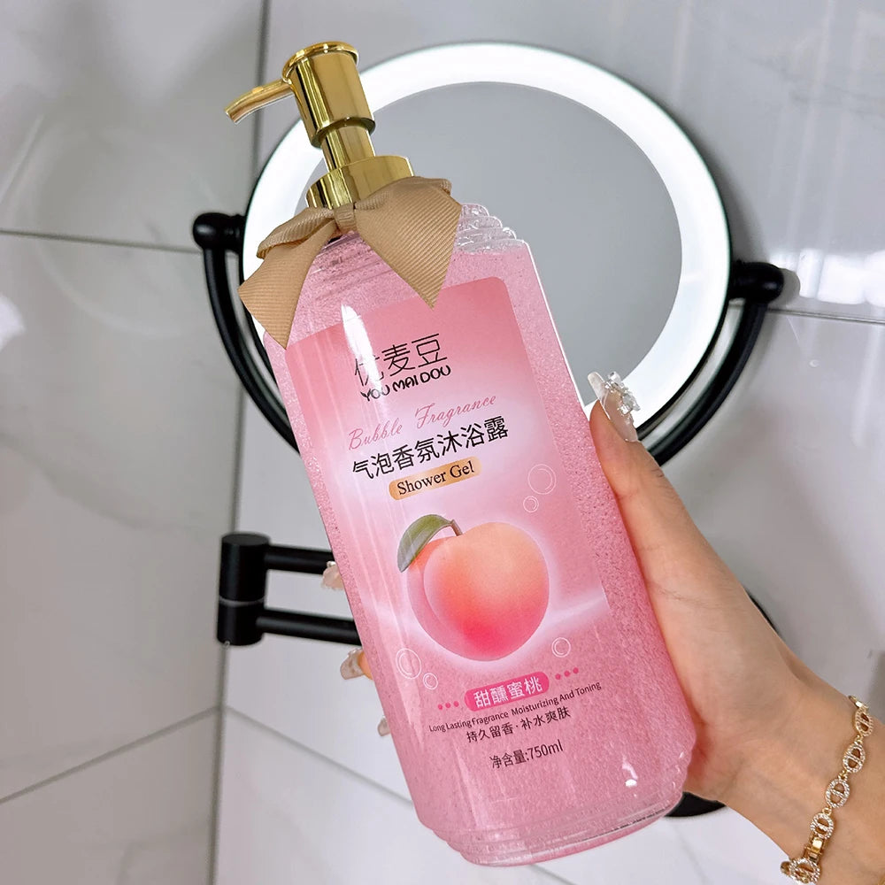 White Camellia Luxury Pet Fragrance Shower Gel Moisturizing Tender Smooth Body Wash Body Care Oil Control Refreshing Skincare