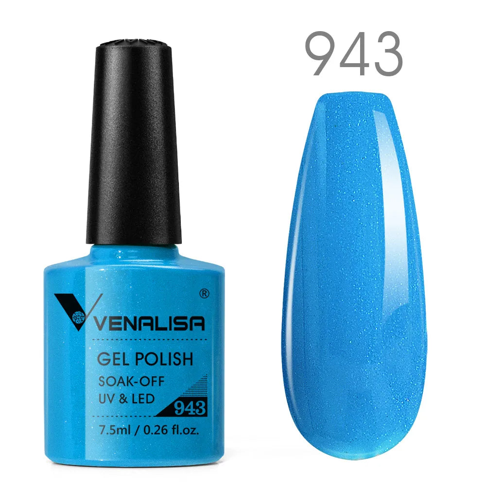 Venalisa Neon Nail Gel Polish Super Gorgeous Summer Color Nail Manicure 7.5ml Semi Permanent Soak off UV LED Nail Gel Varnish