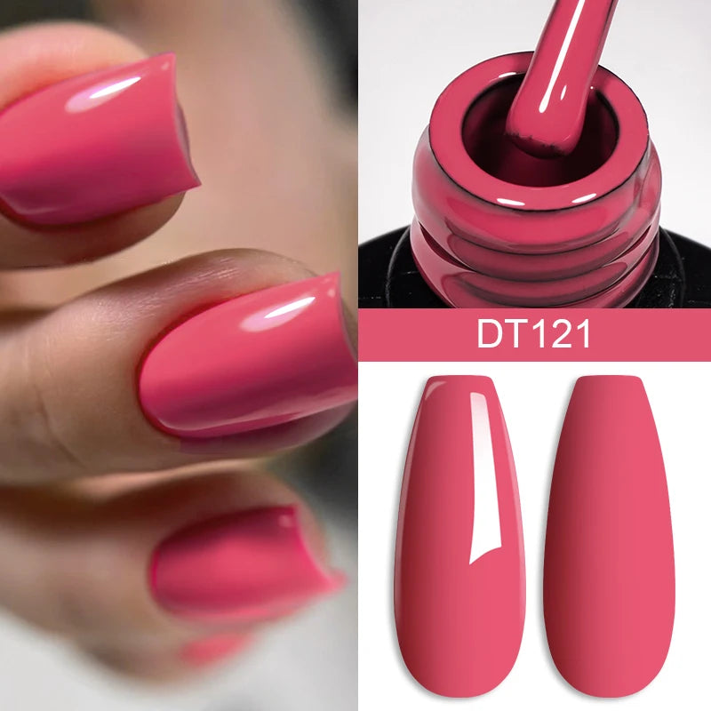 Gel Nail Polish Long-Lasting French Style Gel Nail Supplies For Manicure DIY Design Nail Art Varnish