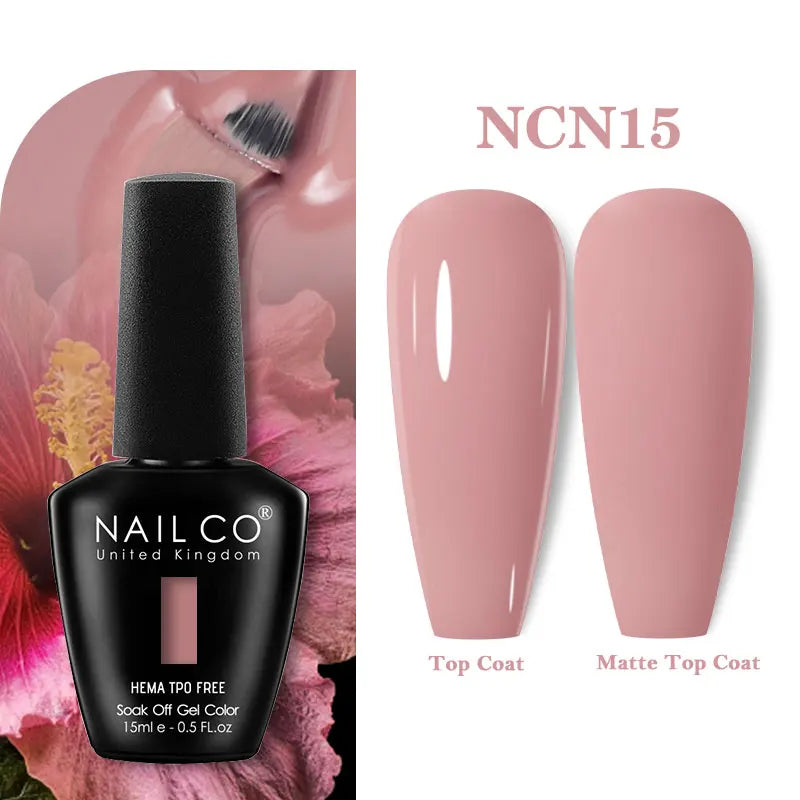 NAILCO 131Colors TPO FREE HEMA Vernis Semi Permanent UV Varnish Gel Nail Polish Nails Art Gel Manicure TOP BASE Varnish Hybrid
