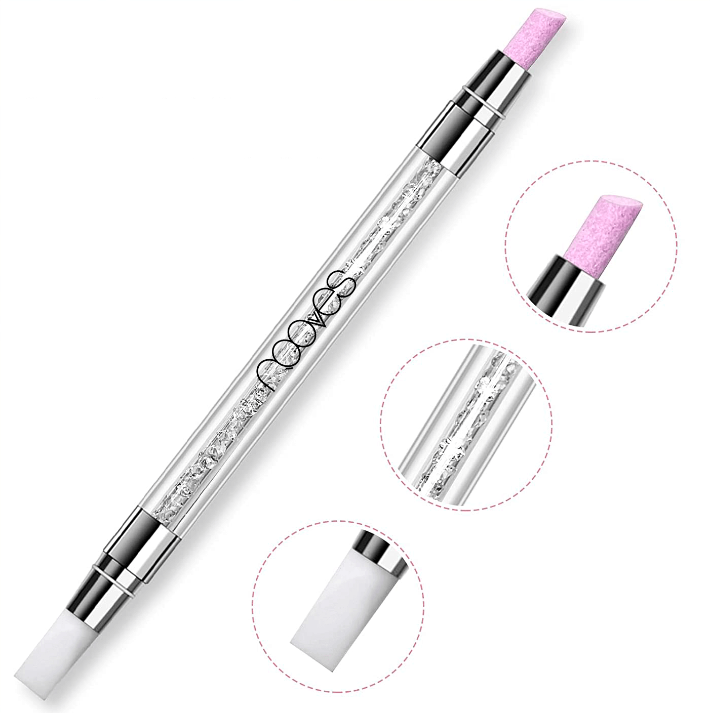 Quartz Dual Stick - Punta de quarzo y Goma - Nooves Nails